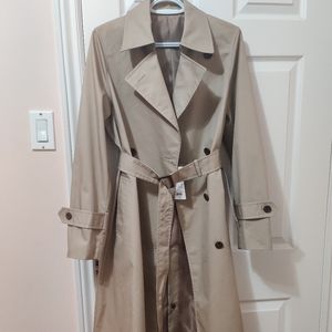 Burberry Style Beige Trench Coat